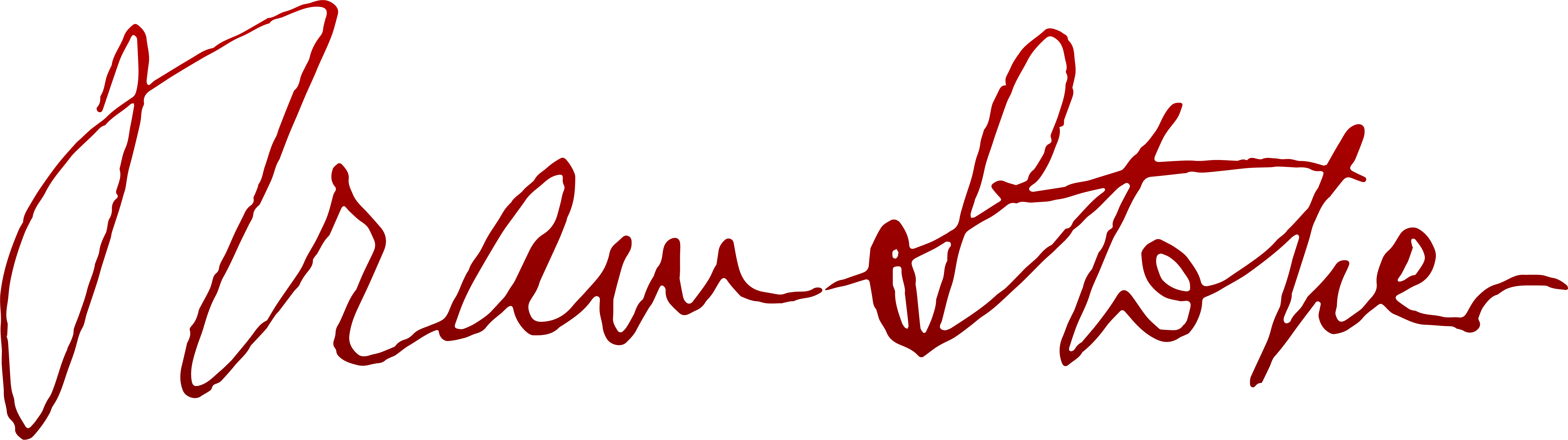 Signature of Bram Stoker